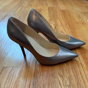 Silver shoes, size 6.5